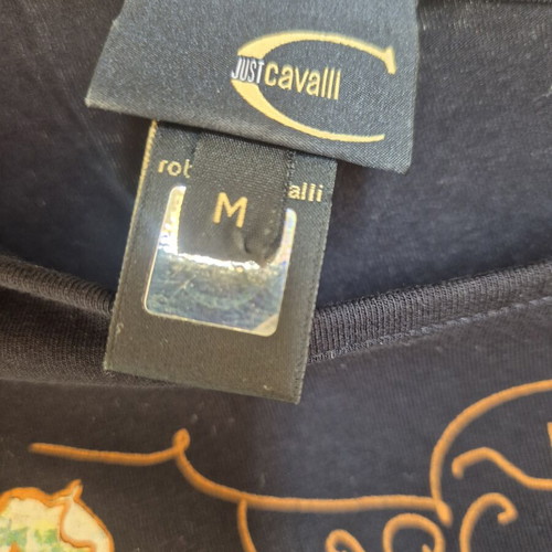 Just Cavalli top black, like new, size M