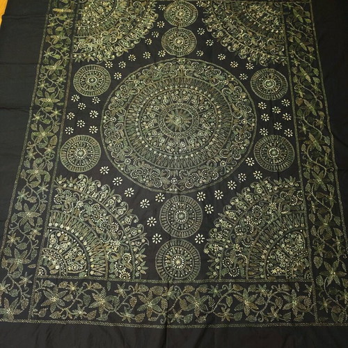 Handmade Indian throw like new 210x250