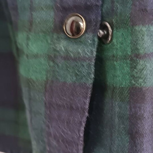 Pull & Bear checked shirt used, size M, blue and green