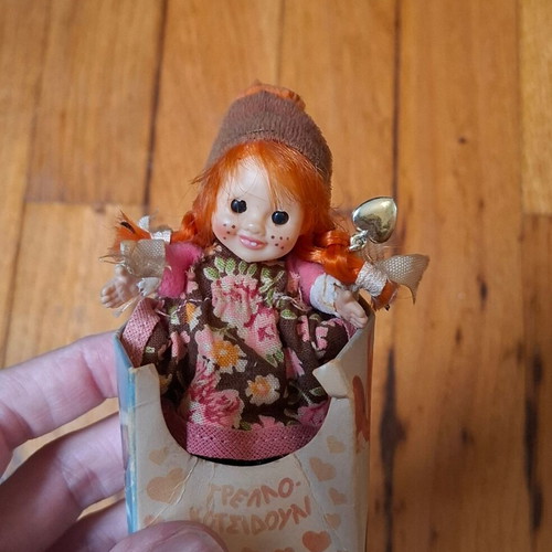 Vintage Pippi Longstocking doll by El Greco