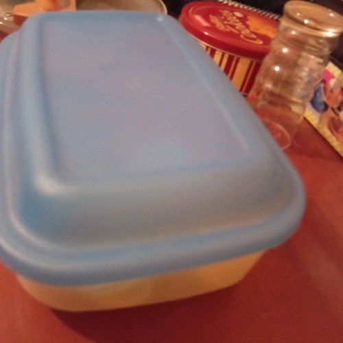 Large rectangular tupper used