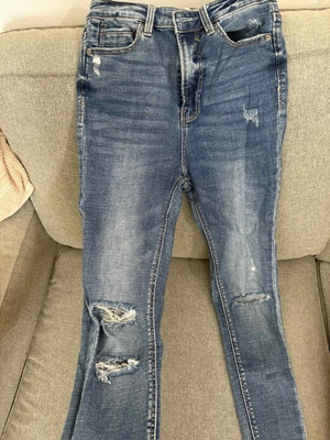 Women's jeans like new, size 34, blue