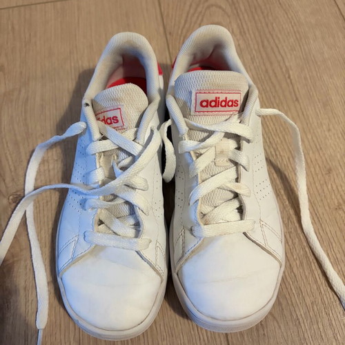 Adidas sneakers size 32 used, white