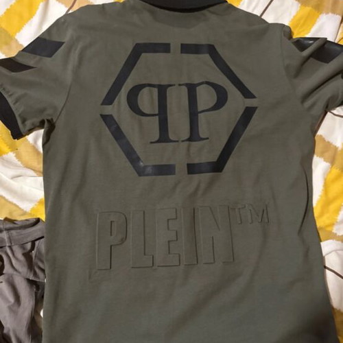 Polo Philipp Plein like new, size L, black and green