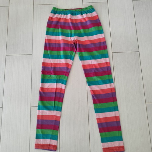 Girls' leggings pack of 5 size 11/12 like new, multicolor
