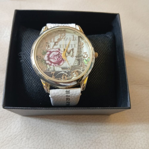 Women's Quartz wristwatch with vintage Paris dial, like new