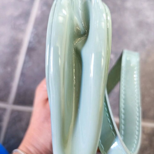 Shein green chain handbag used with strap