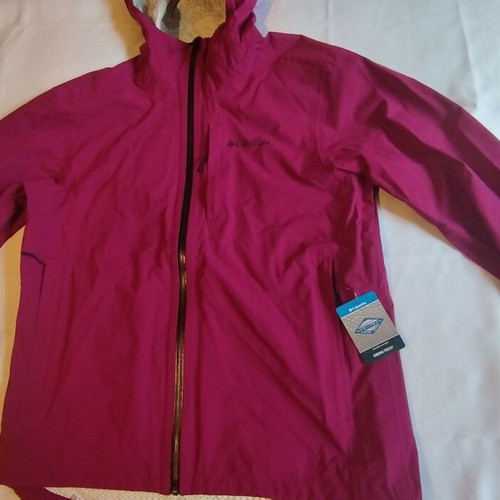 Columbia Omni-Tech Ampli-Dry Shell Jacket new, size L, purple
