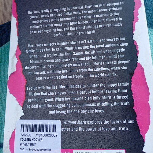 Without Merit book like new, English