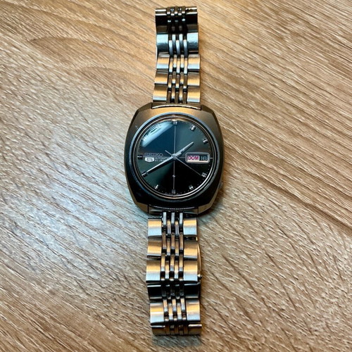 Seiko 5 6119-7083 vintage like new, gray