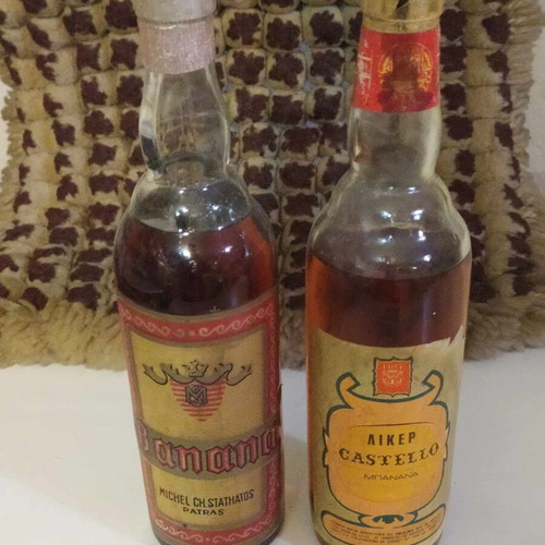 Banana liqueur new, pack of 2 sealed bottles
