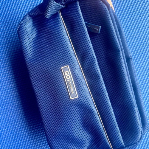 Carpisa men's toiletry bag blue, new