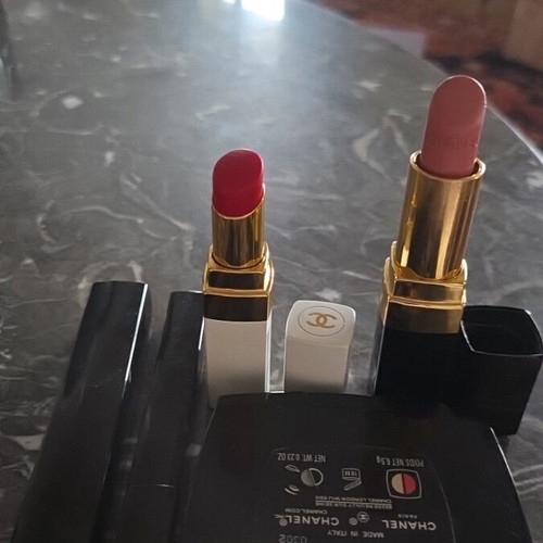 Chanel full makeup set like new, blush, mascara, eyeliner & Rouge Coco