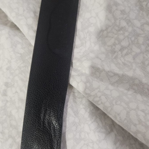 Black belt with silver buckle, H&M