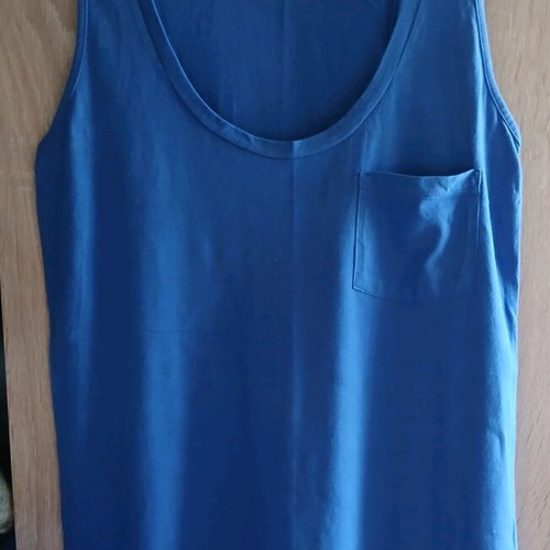 Benetton dress used, blue, size XS