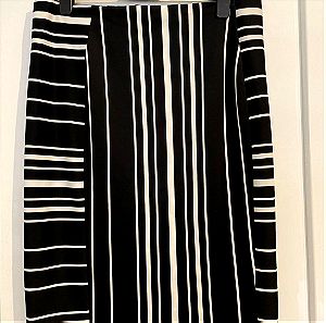 Marks & Spencer striped bodycon pencil skirt UK 18 / EU 46