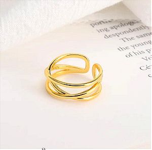 S925 Gold Plated Ring