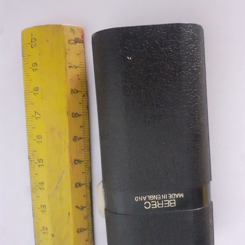 Berec flashlight from the 1970s like new, black small model