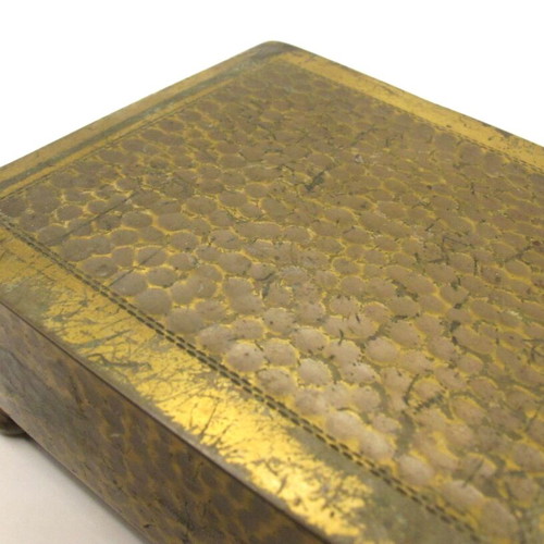 Antique WMF box wooden with brass fittings like new, Art Nouveau