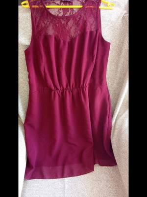 Dress red new, size L