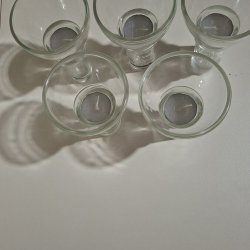 Set of 5 Cutty Sark Collectible Candle Holders with Tealights like new