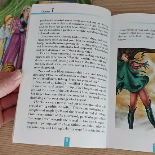 The Golden Stone Saga 2 activity book used, English
