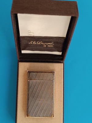 Αναπτήρας Dupont vintage μεταχειρισμένος με χαρτί αγοράς 1976