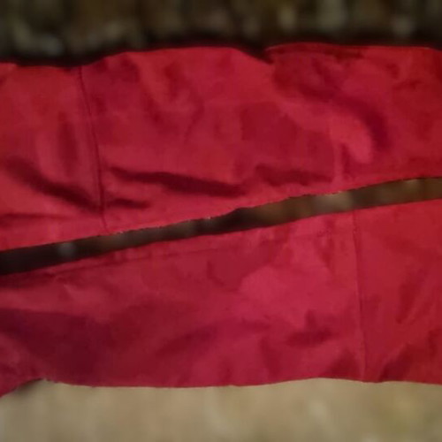 R.Polański red suede over-the-knee boots like new, size 40