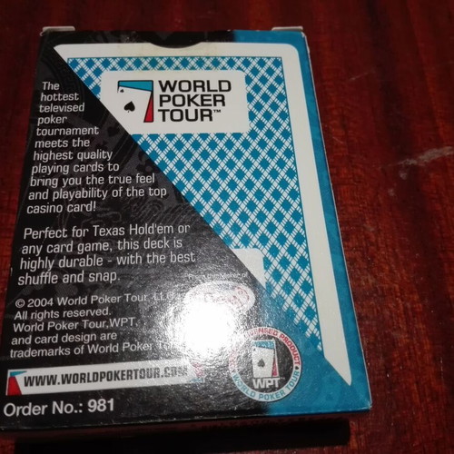World Poker Tour professional playing cards like new