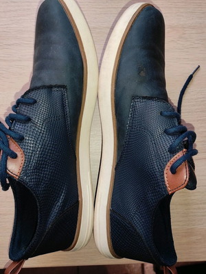 Men's casual shoes used blue size 45
