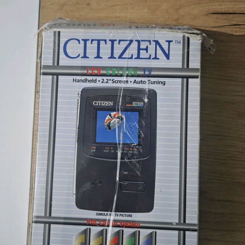 Citizen TV used, boxed, works properly