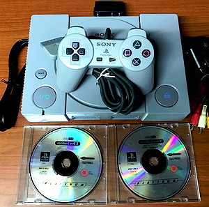 Sony PlayStation Edition Gray - SCPH-5552 (1997) + Resident Evil 2