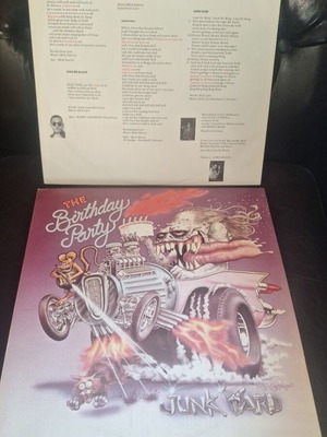The Birthday Party Junkyard Vinyl LP 1982 original UK first pressing 4AD