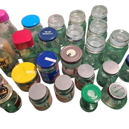 Glass containers used, pack of 24 pieces