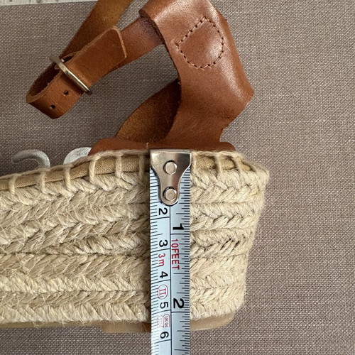 Kanna knitted women's espadrilles new, multicolor, size 37