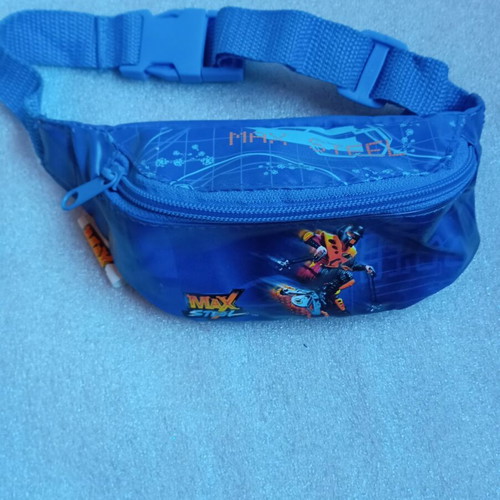 Max Steel kids waist bag like new, blue