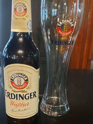 Erdinger ποτήρι μπύρας σαν καινούργιο 300-330ml χωρίς φθορά