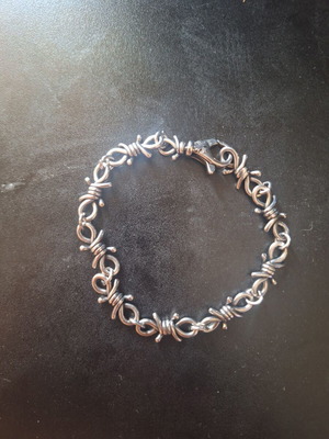 Men's stainless steel hand chain with wire mesh design, new