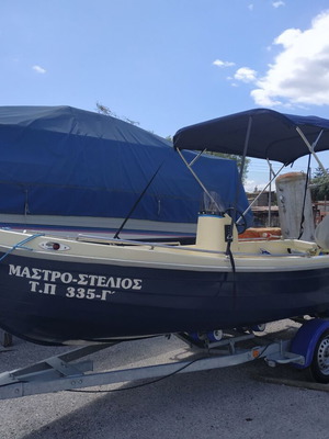 Speedboat 4.80m handmade, like new, ParSun 40hp engine, GPS, trailer