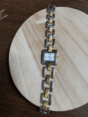 Pierre Cardin women's watch used, two-tone silver and gold bracelet