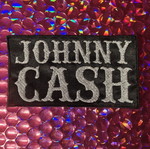 Johnny Cash embroidered logo patch
