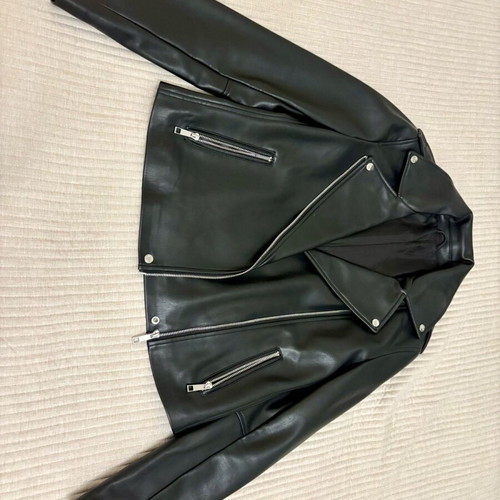 Mango biker jacket new, size M, black