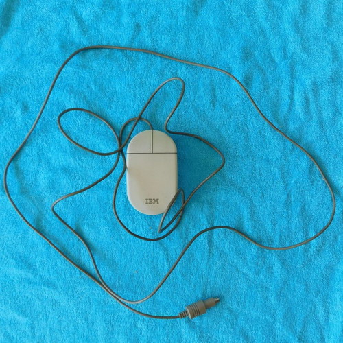 IBM PS/2 2-Button Ball Mouse used, made in Ireland, collectible