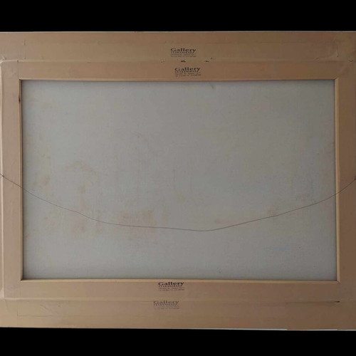 Framed painting used, size 79x110 cm