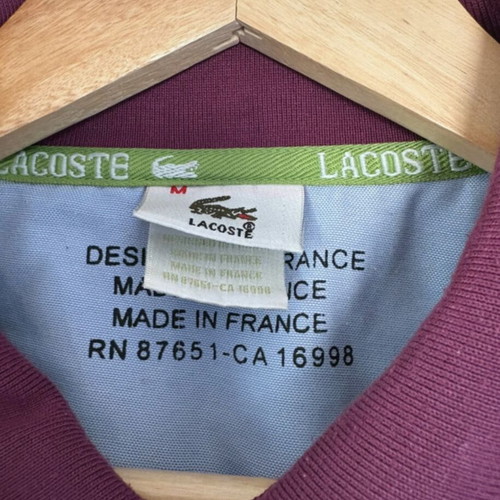 Lacoste men's polo shirt medium