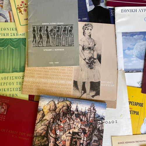 Old music event programs used