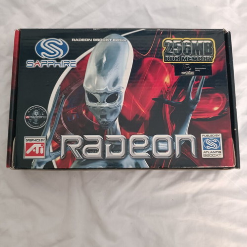 Sapphire Radeon 9600 XT Retro Box with Sealed Accessories, New