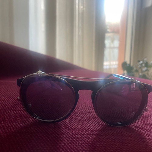 KISTERSS sunglasses used, handmade, purple color
