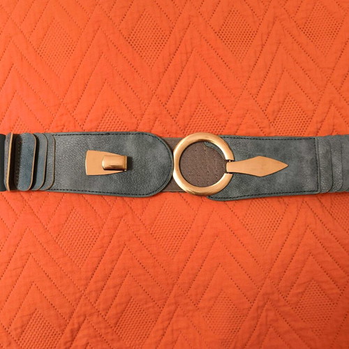 Women's elastic belt 75cm new, blue