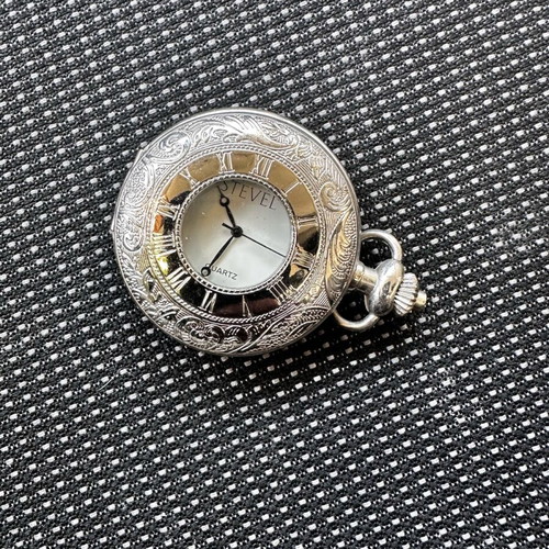 Vintage watch in excellent condition, authentic, silver
